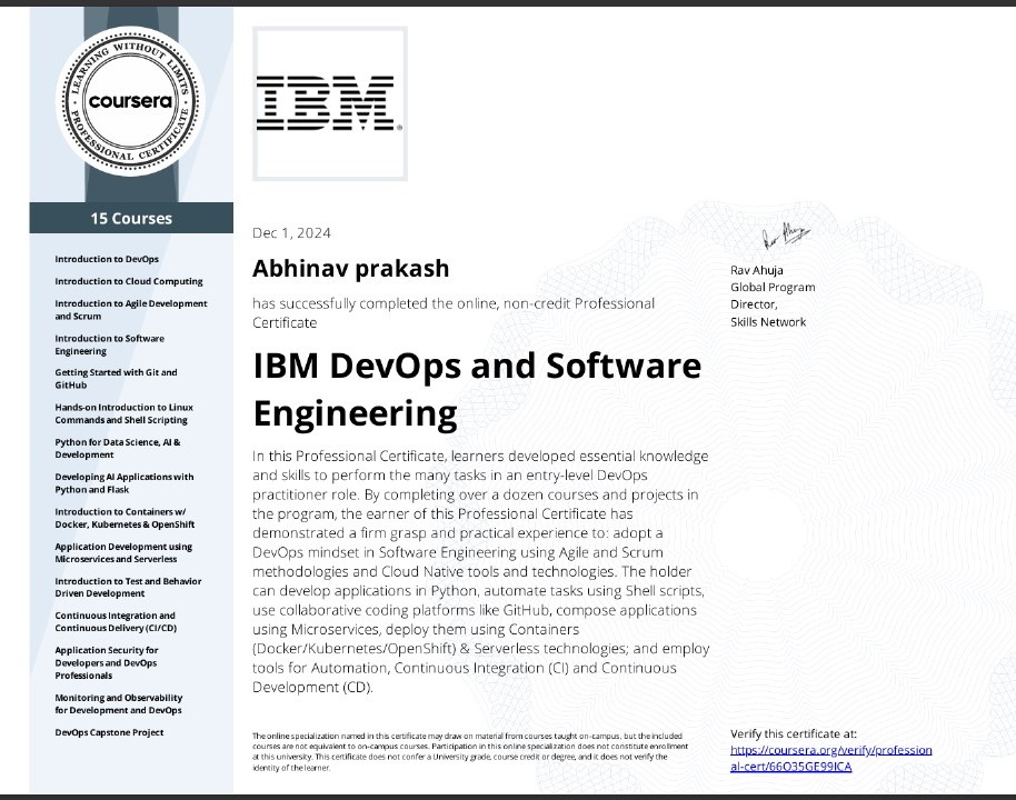 R Programming Certificate